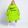 JUST BRAAAP IT – CUSTOM NAME RACING – ROCKSTAR – BLACK - OODIE BLANKET HOODIE