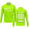 JUST BRAAAP IT – CUSTOM NAME RACING – ROCKSTAR – WHITE - LONG SLEEVE POLO SHIR
