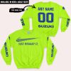 JUST BRAAAP IT – CUSTOM NAME RACING – SUZUKI – BLUE - SWEATSHIRT