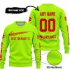 JUST BRAAAP IT – CUSTOM NAME RACING – SUZUKI – RED - SWEATER UGLY