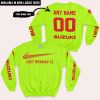 JUST BRAAAP IT – CUSTOM NAME RACING – SUZUKI – RED - SWEATSHIRT