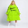 JUST BRAAAP IT – CUSTOM NAME RACING – TRIUMPH – BLACK - OODIE BLANKET HOODIE