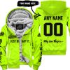 JUST BRAAAP IT – CUSTOM NAME RACING – TROY LEE DESIGNS – BLACK - FLEECE ZIP HOODIE