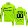 JUST BRAAAP IT – CUSTOM NAME RACING – TROY LEE DESIGNS – BLACK - LONG SLEEVE POLO SHIRT
