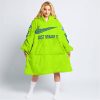JUST BRAAAP IT – CUSTOM NAME RACING – YAMAHA – BLUE - OODIE BLANKET HOODIE