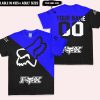 PREMIUM GIFT – CUSTOM NAME RACING  – BLUE - T-SHIRT