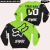 PREMIUM GIFT – CUSTOM NAME RACING  – GREEN - SWEATSHIRT