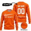 JUST BRAAAP IT – CUSTOM NAME RACING – ALPINESTARS – ORANGE - SWEATER UGLY