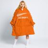 JUST BRAAAP IT – CUSTOM NAME RACING – ALPINESTARS – ORANGE - OODIE BLANKET HOODIE