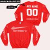 JUST BRAAAP IT – CUSTOM NAME RACING – ALPINESTARS – RED - SWEATSHIRT