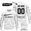 JUST BRAAAP IT – CUSTOM NAME RACING – ALPINESTARS – WHITE - SWEATER UGLY