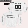 JUST BRAAAP IT – CUSTOM NAME RACING – ALPINESTARS – WHITE - SWEATSHIRT