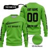 JUST BRAAAP IT – CUSTOM NAME RACING – ARCTIC-CAT – GREEN - SWEATER UGLY