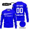 JUST BRAAAP IT – CUSTOM NAME RACING – CAN-AM – BLUE - SWEATER UGLY