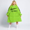 JUST BRAAAP IT – CUSTOM NAME RACING – CAN-AM – GREEN - OODIE BLANKET HOODIE