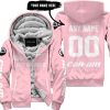 JUST BRAAAP IT – CUSTOM NAME RACING – CAN-AM – PINK - FLEECE ZIP HOODIE