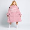 JUST BRAAAP IT – CUSTOM NAME RACING – CAN-AM – PINK - OODIE BLANKET HOODIE