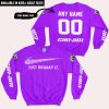JUST BRAAAP IT – CUSTOM NAME RACING – CAN-AM – PURPLE - SWEATSHIRT