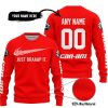 JUST BRAAAP IT – CUSTOM NAME RACING – CAN-AM – RED - SWEATER UGLY