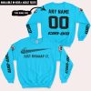 JUST BRAAAP IT – CUSTOM NAME RACING – CAN-AM – SKY BLUE - SWEATSHIRT