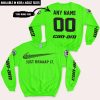 JUST BRAAAP IT – CUSTOM NAME RACING – CAN-AM – VIVID GREEN - SWEATSHIRT