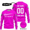 JUST BRAAAP IT – CUSTOM NAME RACING – CAN-AM – VIVID PINK - SWEATER UGLY