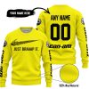JUST BRAAAP IT – CUSTOM NAME RACING – CAN-AM – YELLOW - SWEATER UGLY