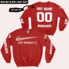 JUST BRAAAP IT – CUSTOM NAME RACING – DUCATI – RED - SWEATSHIRT