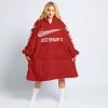 JUST BRAAAP IT – CUSTOM NAME RACING – DUCATI – RED - OODIE BLANKET HOODIE