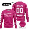 JUST BRAAAP IT – CUSTOM NAME RACING – FLY RACING – BRIGHT PINK - SWEATER UGLY