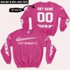 JUST BRAAAP IT – CUSTOM NAME RACING – FLY RACING – BRIGHT PINK - SWEATSHIRT