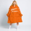 JUST BRAAAP IT – CUSTOM NAME RACING – FLY RACING – ORANGE - OODIE BLANKET HOODIE