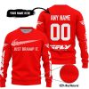 JUST BRAAAP IT – CUSTOM NAME RACING – FLY RACING – RED - SWEATER UGLY