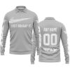 JUST BRAAAP IT – CUSTOM NAME RACING – FLY RACING – SILVER - LONG SLEEVE POLO SHIRT