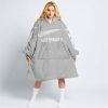 JUST BRAAAP IT – CUSTOM NAME RACING – FLY RACING – SILVER - OODIE BLANKET HOODIE