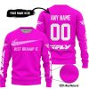 JUST BRAAAP IT – CUSTOM NAME RACING – FLY RACING – VIVID PINK - SWEATER UGLY