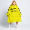 JUST BRAAAP IT – CUSTOM NAME RACING – FLY RACING – YELLOW - OODIE BLANKET HOODIE