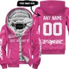 JUST BRAAAP IT – CUSTOM NAME RACING – FOX RACING – BRIGHT PINK - FLEECE ZIP HOODIE