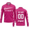 JUST BRAAAP IT – CUSTOM NAME RACING – FOX RACING – BRIGHT PINK - LONG SLEEVE POLO SHIRT