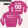JUST BRAAAP IT – CUSTOM NAME RACING – FOX RACING – BRIGHT PINK - SWEATSHIRT