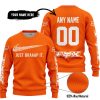 JUST BRAAAP IT – CUSTOM NAME RACING – FOX RACING – ORANGE - SWEATER UGLY