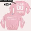 JUST BRAAAP IT – CUSTOM NAME RACING – FOX RACING – PINK - SWEATSHIRT