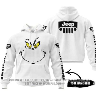 The Grinch - Limited Edition - Jeep - White - Hoodie