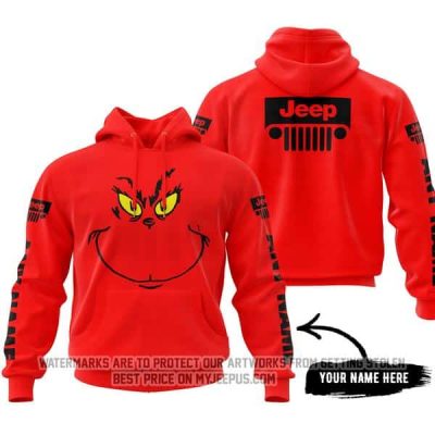 The Grinch - Limited Edition - Jeep - Red - Hoodie