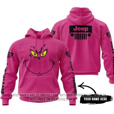 The Grinch - Limited Edition - Jeep - Bright Pink - Hoodie