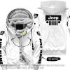 The Grinch - Limited Edition - Jeep - White - Fleece Zip Hoodie