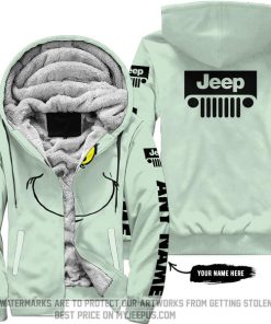 The Grinch - Limited Edition - Jeep - Soft Green - Fleece Zip Hoodie