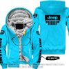 The Grinch - Limited Edition - Jeep - Sky Blue - Fleece Zip Hoodie