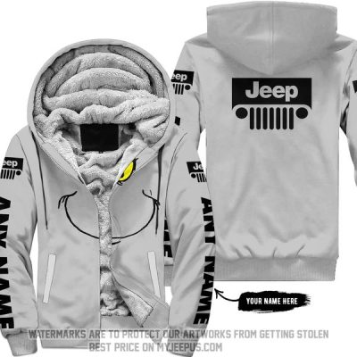 The Grinch - Limited Edition - Jeep - Silver - Fleece Zip Hoodie
