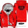 The Grinch - Limited Edition - Jeep - Red - Fleece Zip Hoodie
